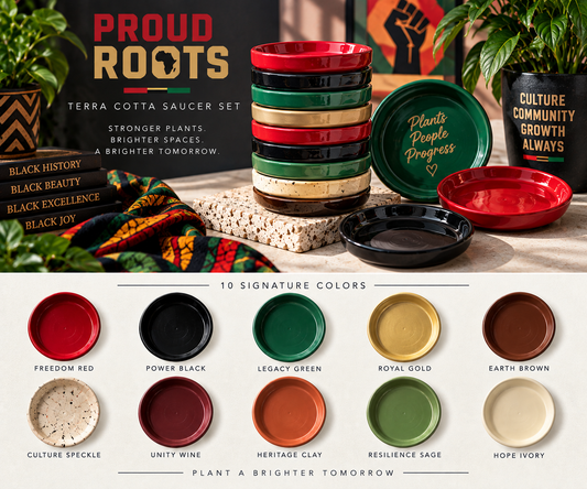 The Proud Roots Collection | Saucer Set