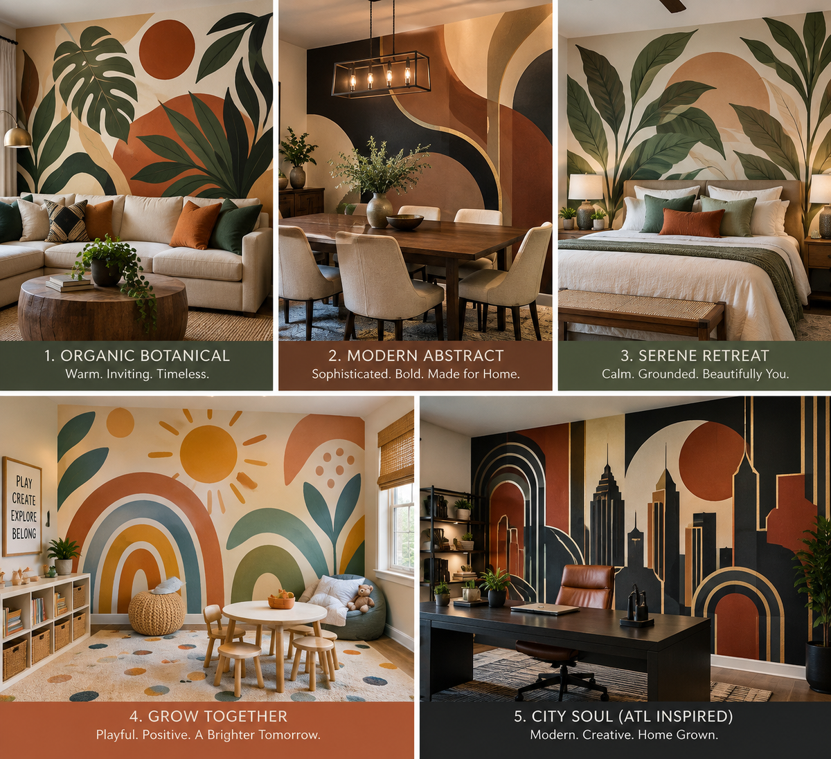 One Wall Mural | $500 Special | Design Consultation
